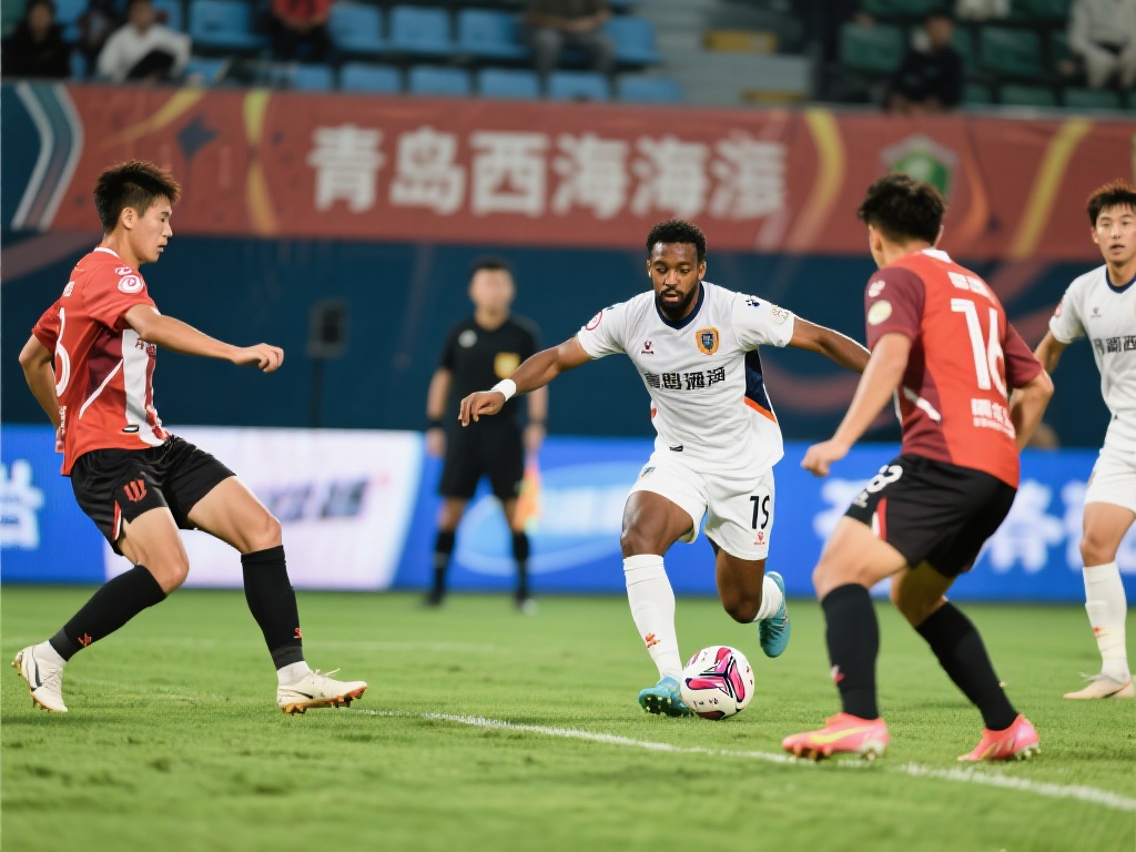 在足球比赛 在足球比赛